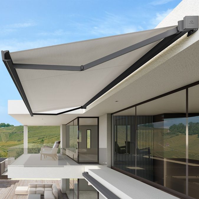 Toldos cofre de líneas rectas: la apuesta de LLAZA para la arquitectura moderna